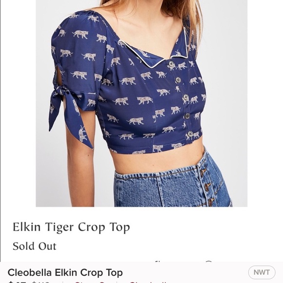 Elkin Tiger Crop Top - Picture 2 of 6